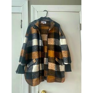 Steve Madden Plaid Coat